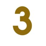 Numeri METRO in ottone anticato