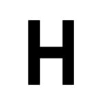 METRO Numbers in Matte Black