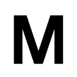 METRO Numbers in Matte Black