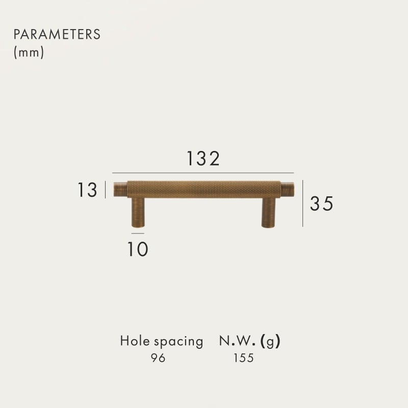 MORFI Solid Brass Handles