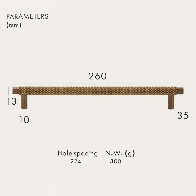 MORFI Solid Brass Handles