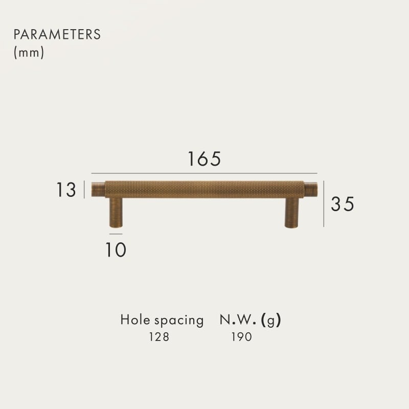 MORFI Solid Brass Handles