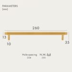 MORFI Solid Brass Handles