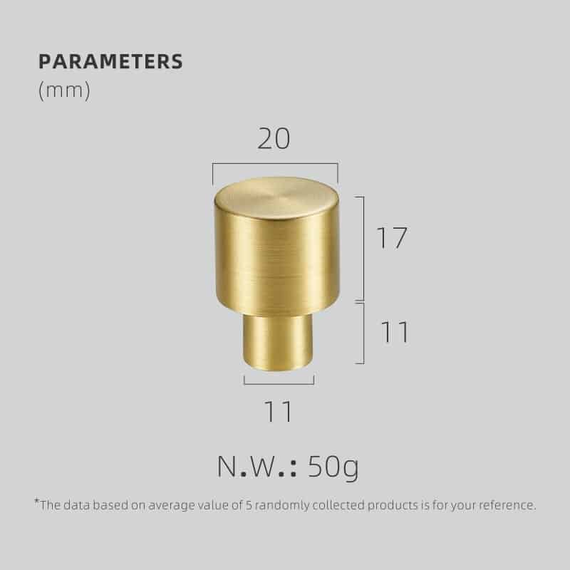 NECTA Brass Knobs 11 NECTA Brass Knobs