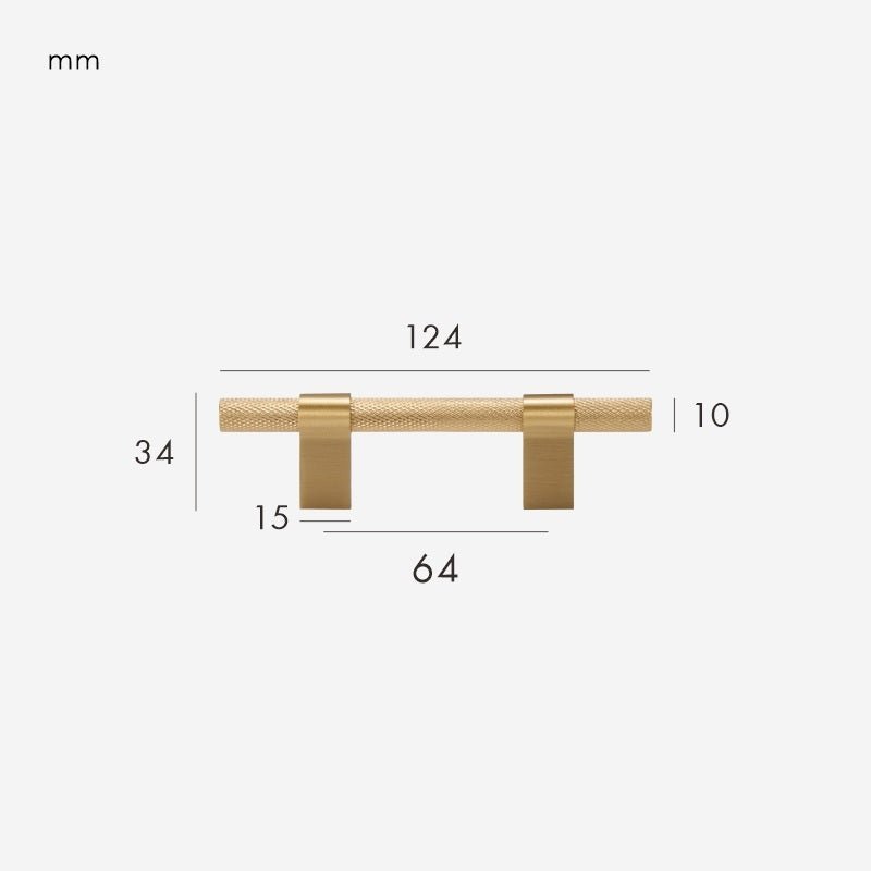 NOVA Massivmessinggriff