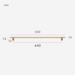 NOVA Massivmessinggriff