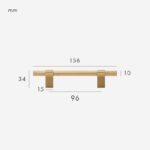 NOVA Massivmessinggriff