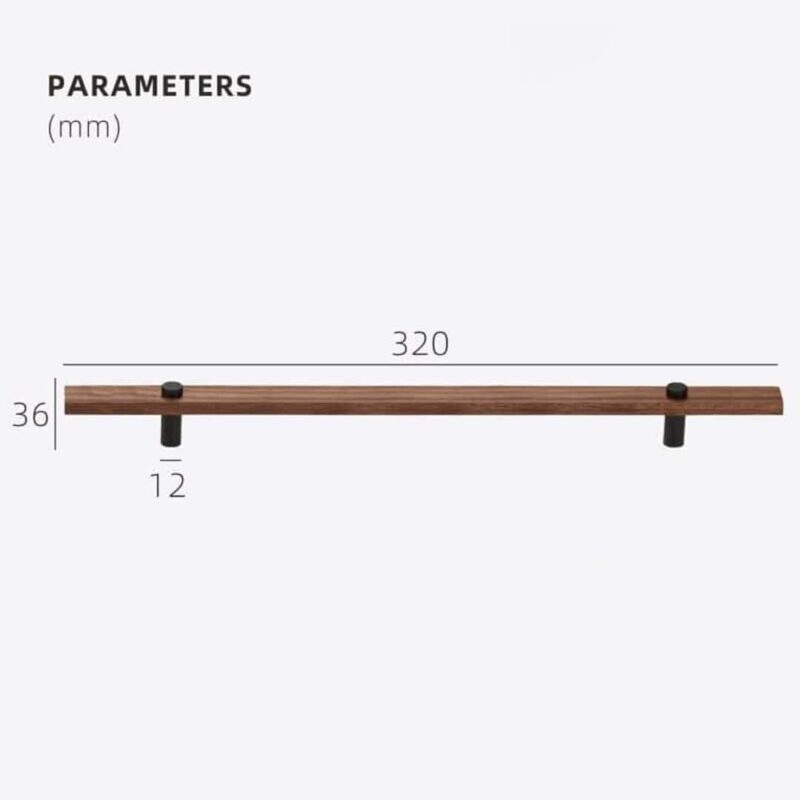 NUX Walnut & Brass Handles