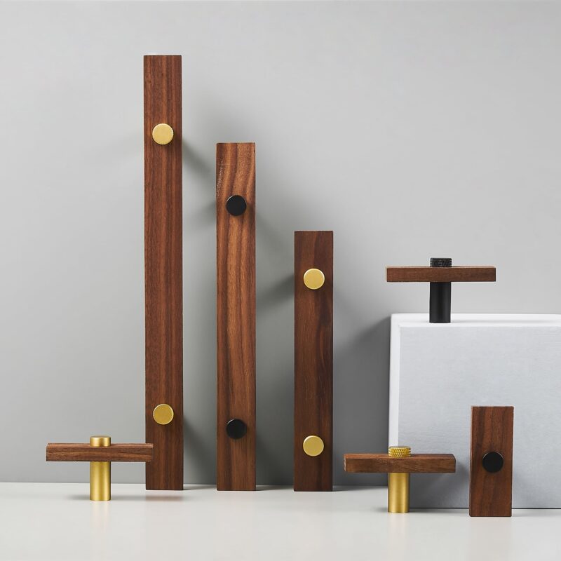NUX Walnut & Brass Handles
