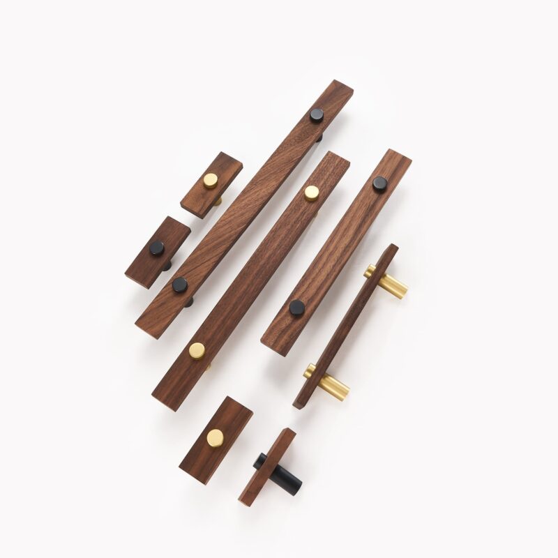 NUX Walnut & Brass Handles
