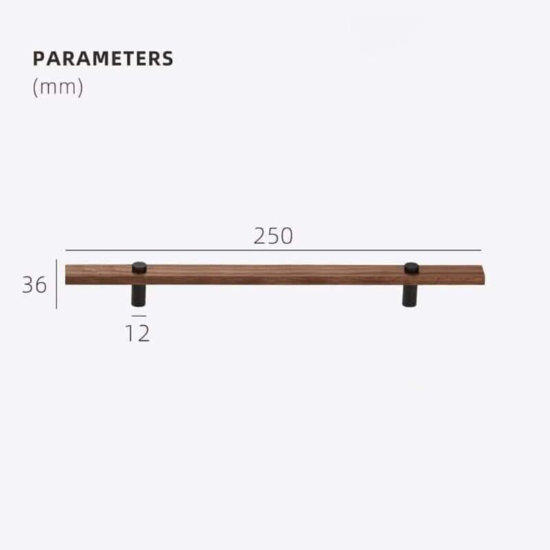 NUX Walnut & Brass Handles