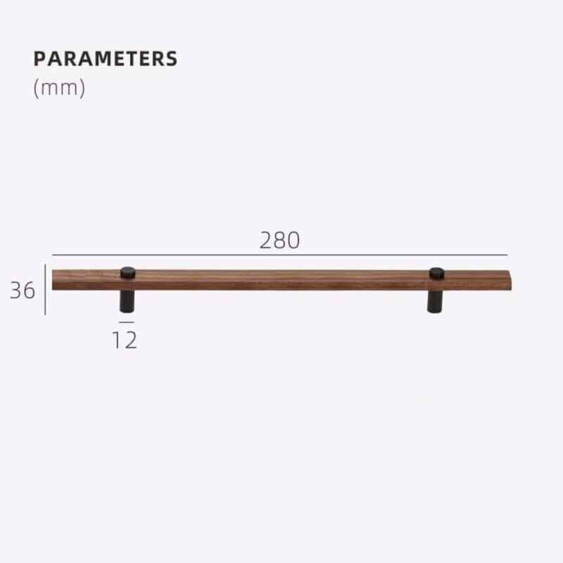 NUX Walnut & Brass Handles