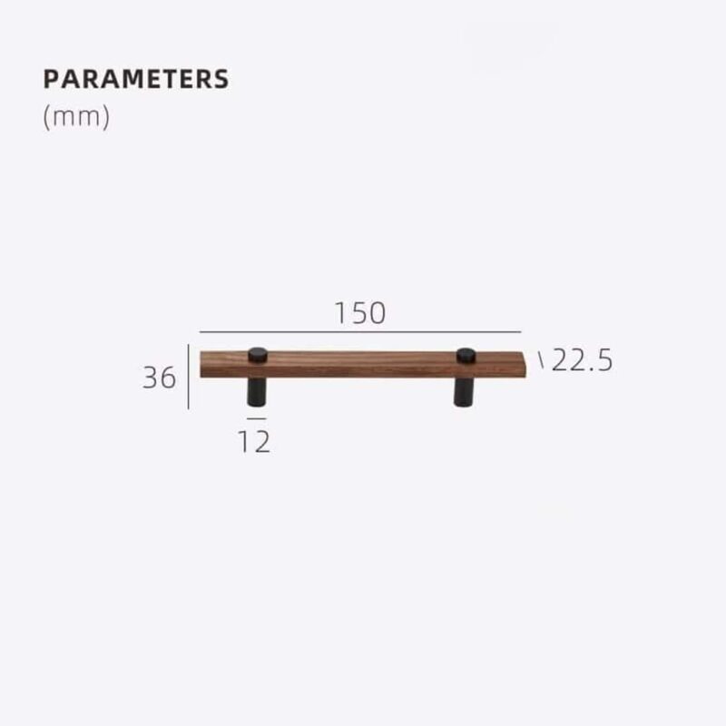 NUX Walnut & Brass Handles