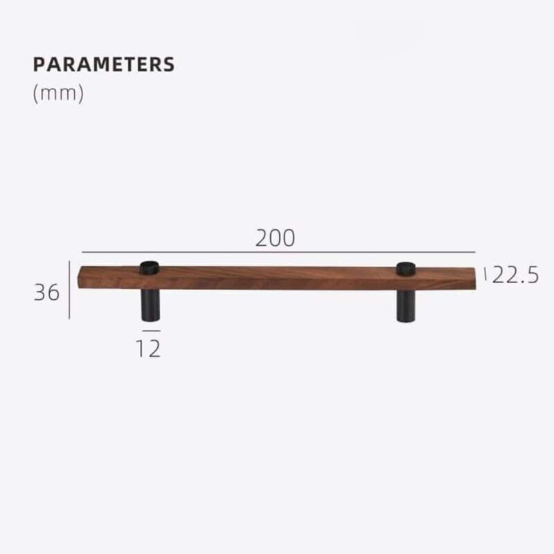 NUX Walnut & Brass Handles