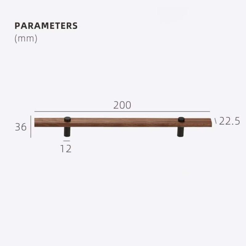 NUX Walnut & Brass Handles