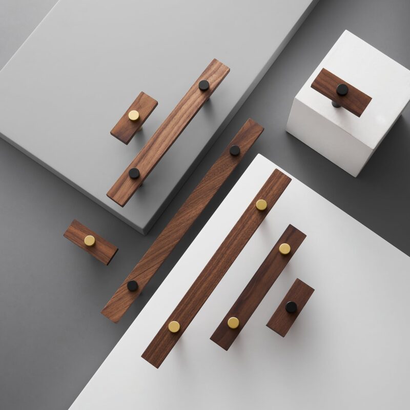 NUX Walnut & Brass Handles