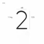 OBRE Black House Numbers
