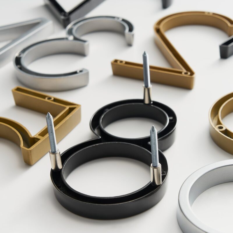 OBRE Black House Numbers