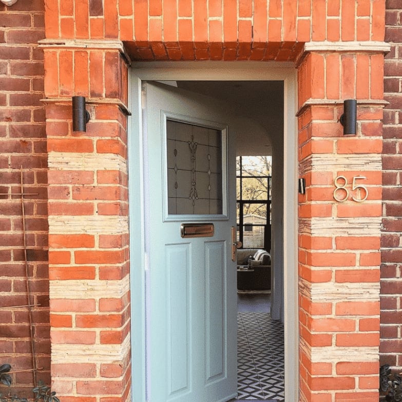 OBRE Numéros de maison en laiton satiné 3 Numéros de maison OBRE en laiton satiné