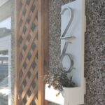 Números para casas OBRE en níquel satinado