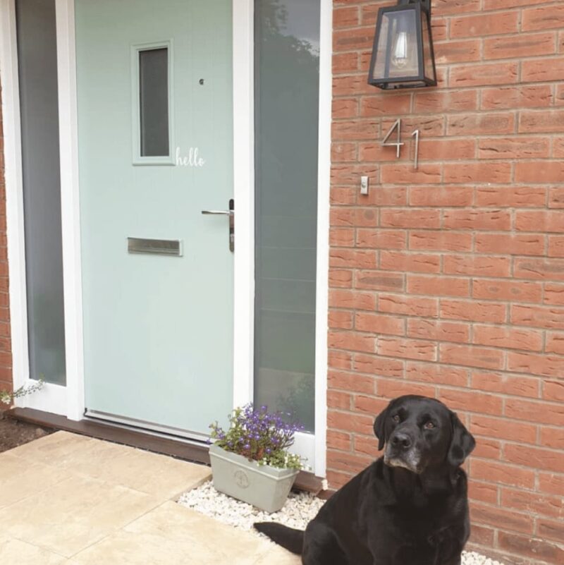 Números para casas OBRE en níquel satinado