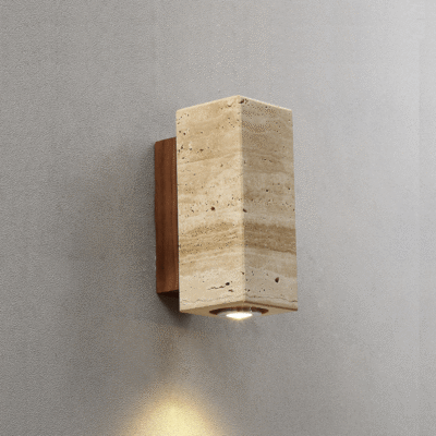 ORIN Stone & Wood Wall Light