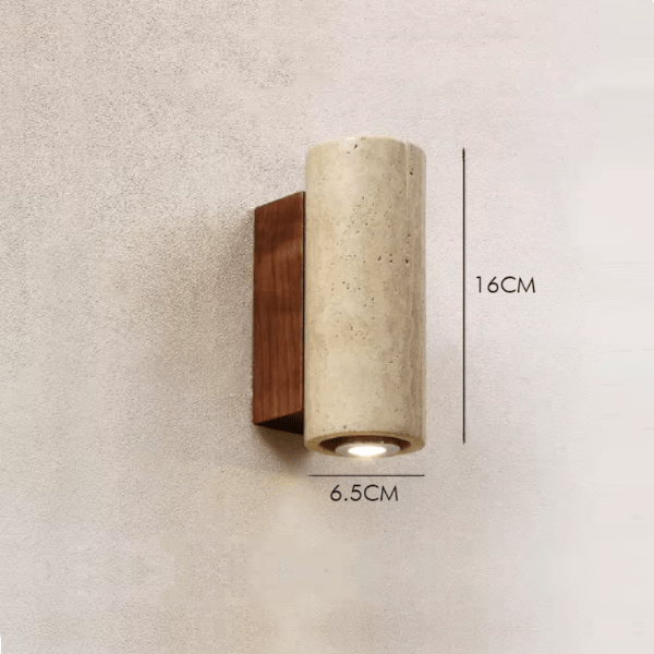 ORIN Stone & Wood Wall Light