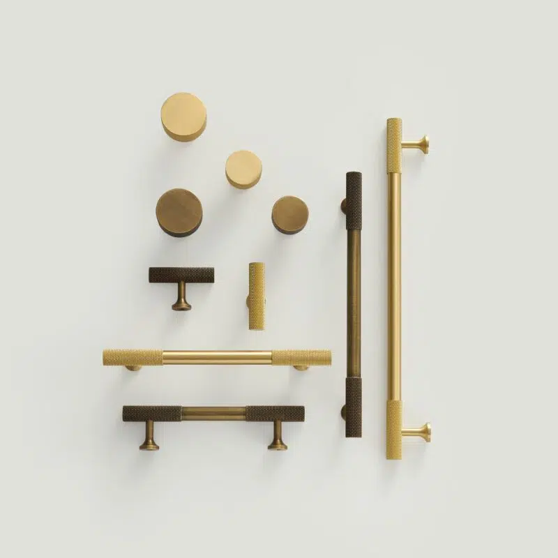 OSLO Maniglia a barra zigrinata in ottone 6 Maniglia a barra zigrinata in ottone OSLO