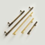 Poignée en laiton moleté OSLO