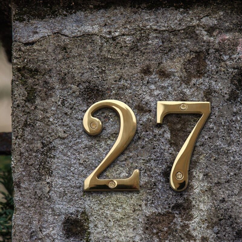 PECK House Numbers 3 PECK House Numbers