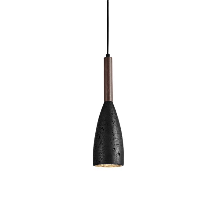 PLANA Stone & Wood Pendant Light 2 PLANA Stone & Wood Pendant Light