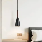 PLANA Stone & Wood Pendant Light
