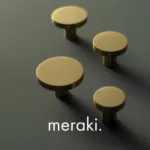 Boutons en laiton massif COMMET