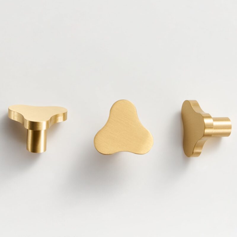 REO Massivmessingknauf 4 REO-Knauf aus massivem Messing