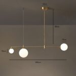 Lámpara de araña de latón RISTA