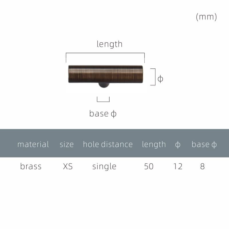 RONDE Solid Brass T-Bars