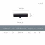 RONDE Solid Brass T-Bars