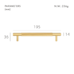 SAINZ Solid Brass Handles