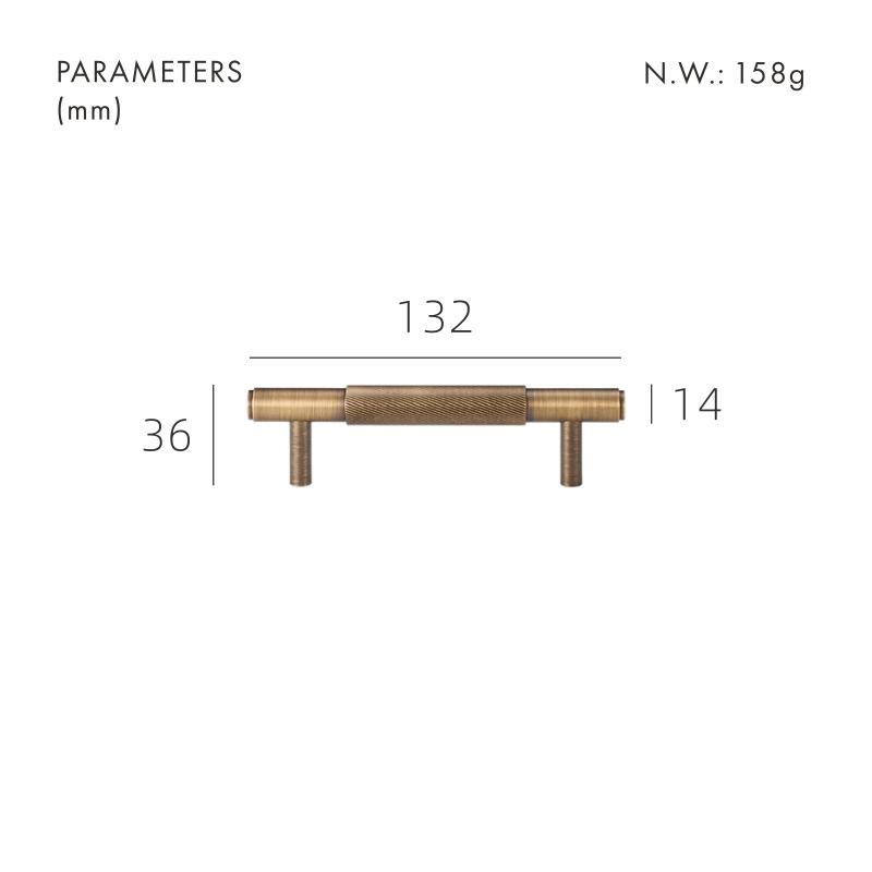 SAINZ Solid Brass Handles