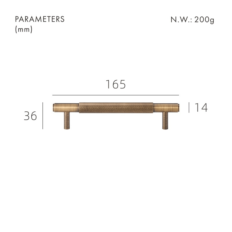 SAINZ Solid Brass Handles