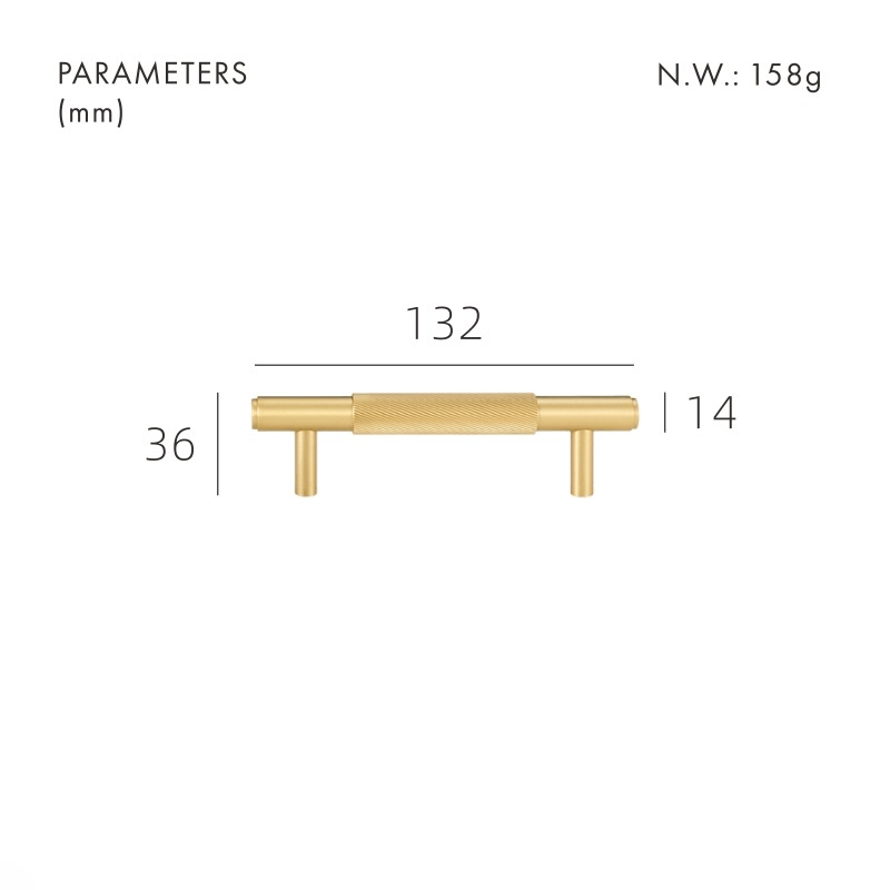 SAINZ Solid Brass Handles