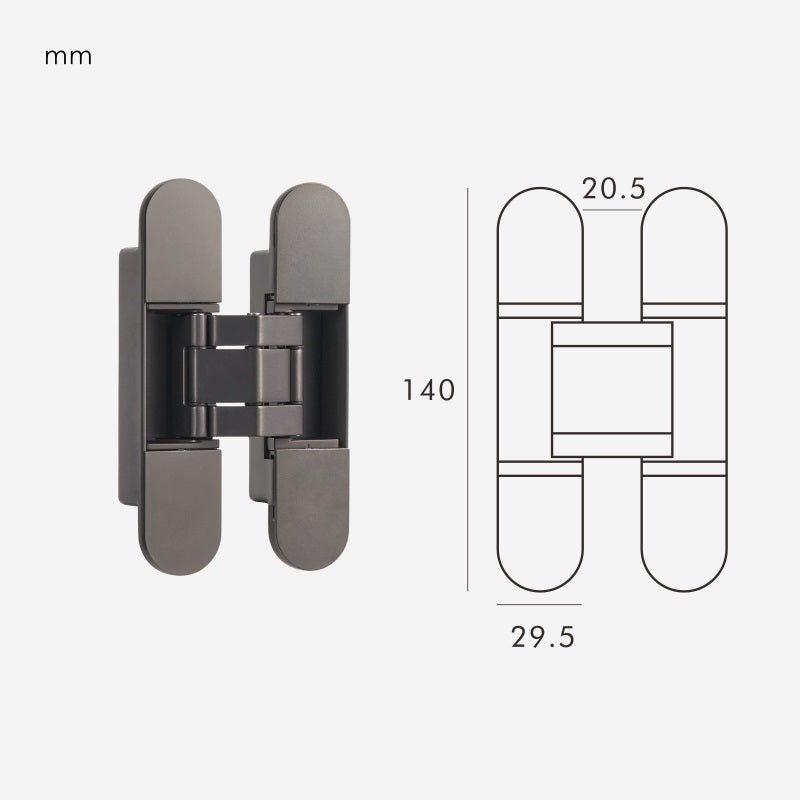 SARO 3D Verborgen scharnier 22 SARO 3D Verborgen scharnier