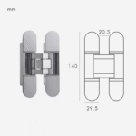 SARO 3D Verborgen scharnier
