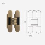 SARO 3D Verborgen scharnier