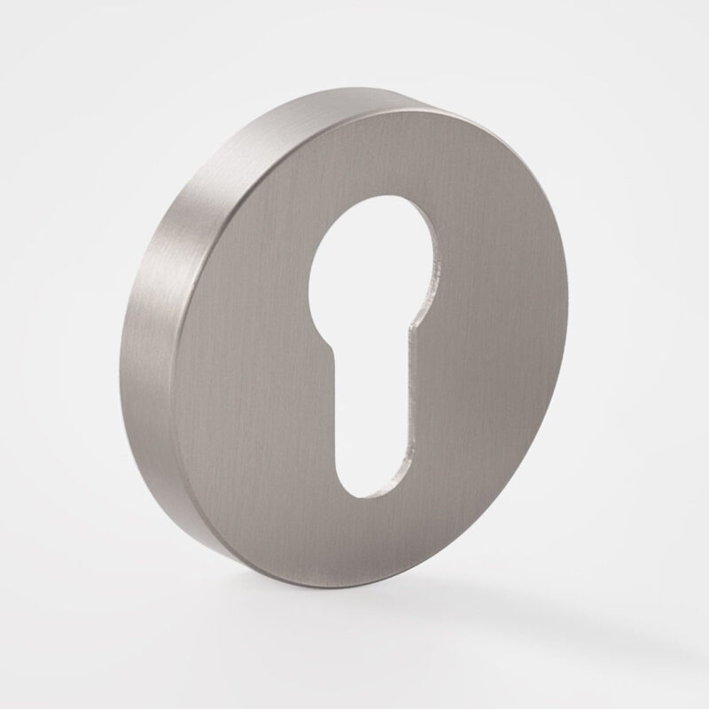 Solid Brass Keyhole Escutcheon 5 Solid Brass Keyhole Escutcheon