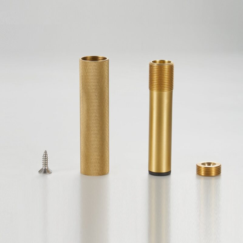 STEN Massief messing gekartelde meubelpoten 9 STEN Massief messing gekartelde meubelpoten