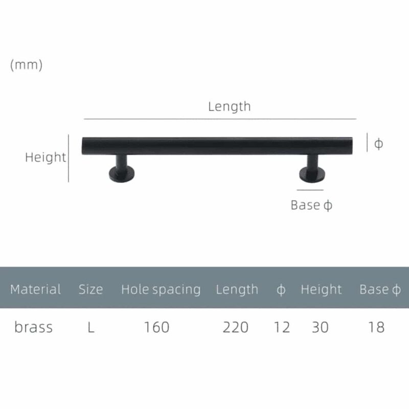 STROKKA Gebürstete Messinggriffe 16 STROKKA Gebürstete Messinggriffe