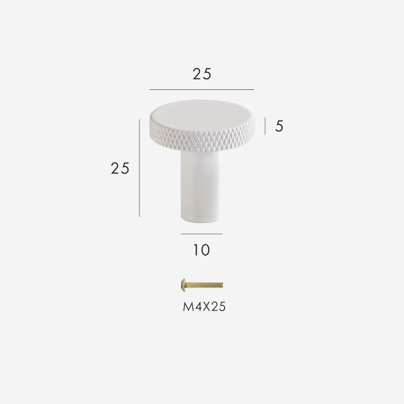 SYRA Solid Brass Knurled Knob 13 SYRA Solid Brass Knurled Knob