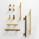 TANGENT Poignées en laiton massif