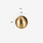 TANGENT Solid Brass Knobs
